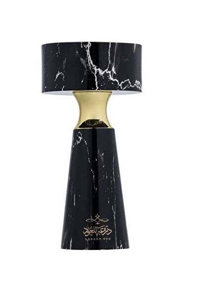 Darah مبخرة كبيرة من الرخام الأسود