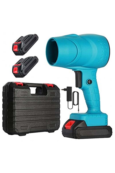 STOREONLINE Cordless leaf blower 21V 2 batteries 7500mAh speed 60m/s portable