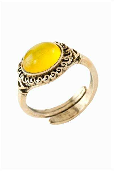 OSENSE خاتم أصلي من الحجر الطبيعي البيضاوي