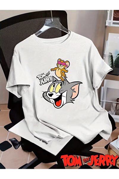 oneagılyazı Tricou cu desene animate vintage Tom & Jerry
