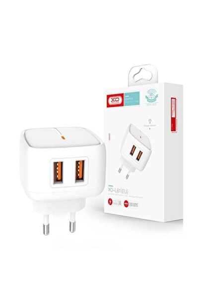 OEM Φορτιστής Τηλεφώνου Γρήγορης Φόρτισης με 2 Θύρες USB και Καλώδιο Δεδομένω...