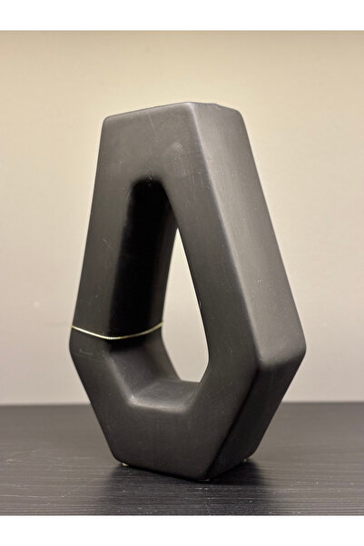 Nun Studio مزهرية ديكور هندسية عصرية غير لامعة (فردية - شكل متعدد الأضلاع)