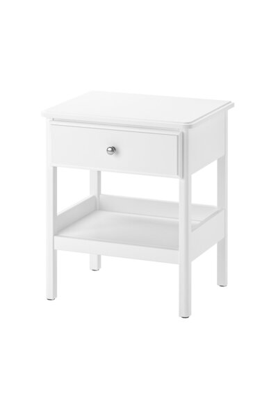 AZOZ MERCHLY TYSSEDAL Bedside table, white, 51 x 40 cm