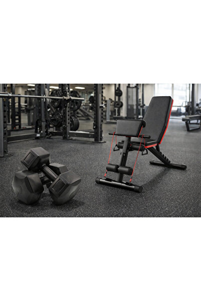 Blooming Plus Katlanabilir Ayarlanabilir Sırt Açılı Mekik ve Ağırlık Sehpası ...