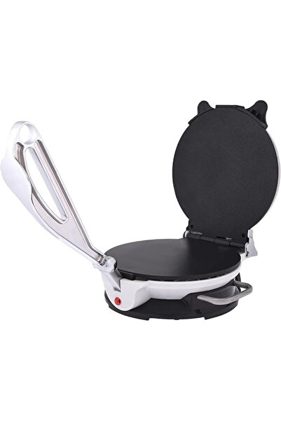 JANO 10" 1000W Electric Bread/Roti/Tortilla And Pizza Maker Stainless Steel T...