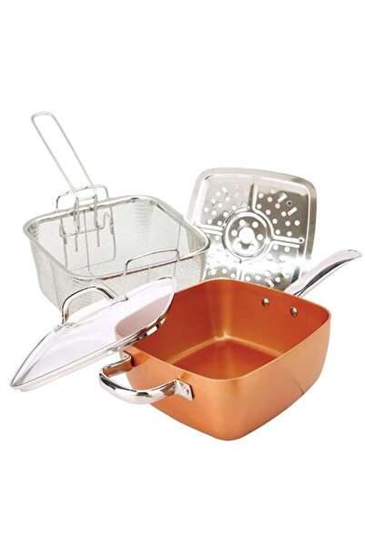 STOREONLINE Partitioned pan 5in1 copper non-stick induction oven versatile