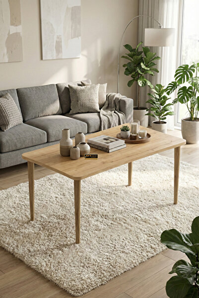 PDMPOİNT DOLAP MARKET Gondol Orta Sehpa-Safir Meşe