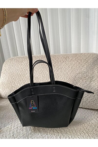 ÇANTA Cat Bag Women's Brown Strap, with Kitten