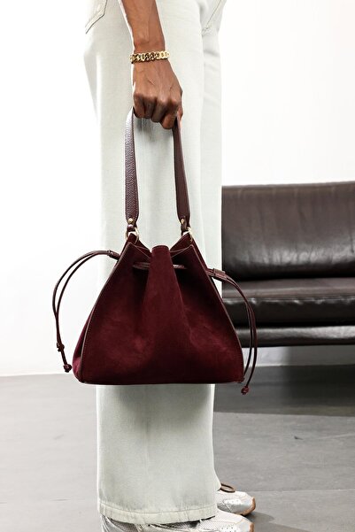 5in1Canpolat Bordo Lisbon Bag 7978