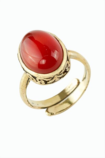 OSENSE خاتم أصلي من الحجر الطبيعي البيضاوي