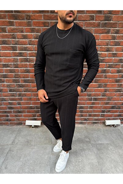 Combineman35 Σετ Οθωμανικού στυλ 2 τεμαχίων (άνω και κάτω μέρος) - Μαύρο φούτ...