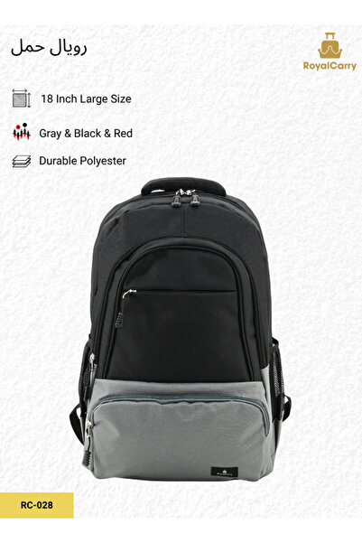 Royal Appliances Carry RC-028 18 Inch Durable Laptop Backpack, Water-Resistant Polyester, Travel & Work