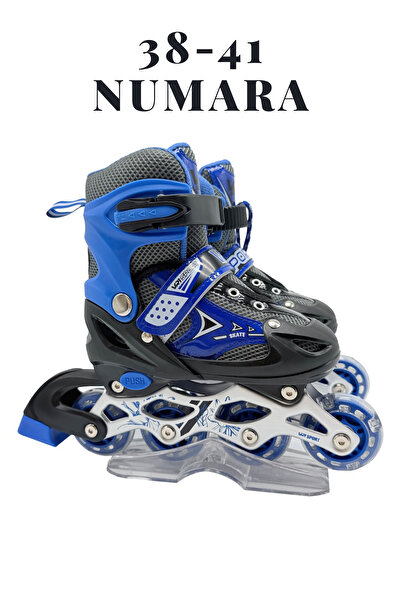 welcomein Işıklı Ayarlanabilir (Alıştırma ve Sıralı) Paten L Beden 38-41 Numa...