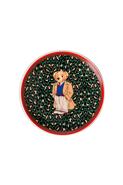 Sivella Leopard Teddy Bear 20 cm Porcelain Plate