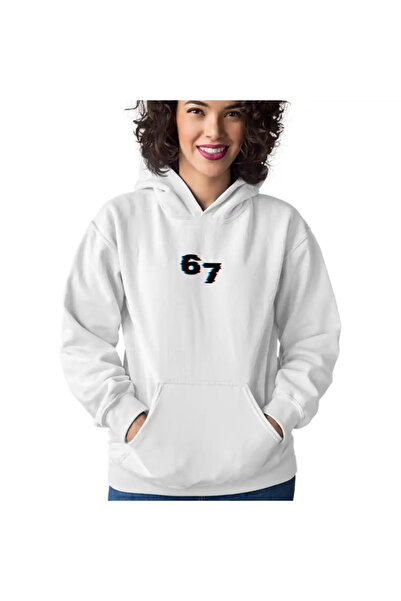 OEM Women's Hoodie Six Seven Glitch 67 Effect Video
