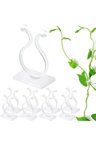 JOYZZZ Plant Clips by Joyzzz, 50 Pieces of Invisible Plant Clips, Self-Adhesive Plant Support Clip, Adjusta