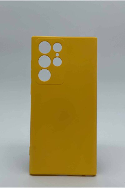 enva case حافظة متوافقة مع هاتف سامسونج S22 الترا - أصفر