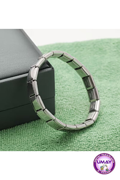 NOMİNATİON BİLEKLİK Italy Composable New Charm Bracelet Stainless Steel One Piece 18 Modules 9 mm Stylish Bracelet