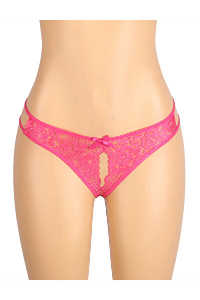 Lingerie and Fashion Style سروال داخلي من الدانتيل شق