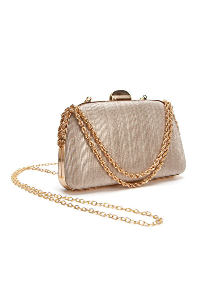 Melvoria Women's Evening Dress Portfolio Clutch Chain Strap Bag