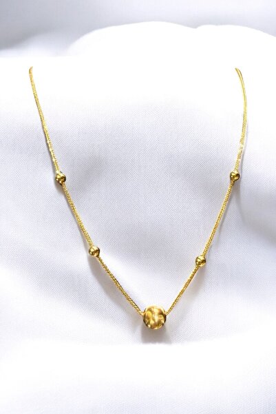 Altınaşkı İtalyan Parlak Toplu Altın Kolye