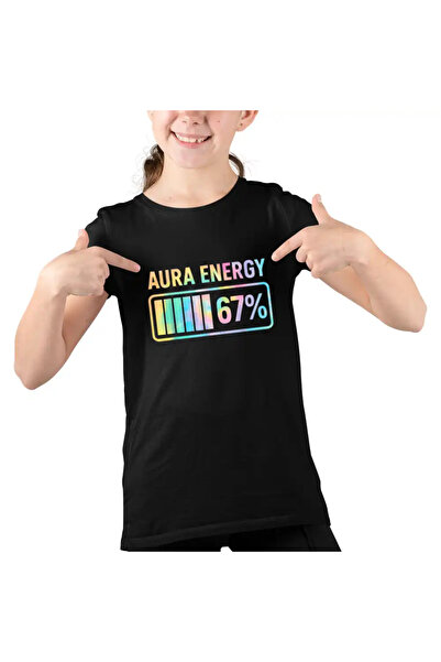 OEM Tricou Copii Fete Six Seven Aura Energy 67