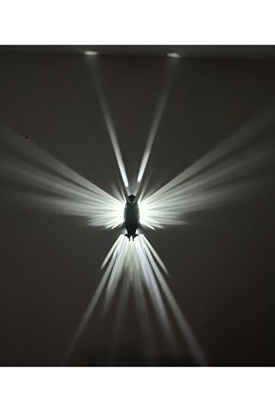 SONMEZSTORE KARTAL TEMALI 3D GECE LAMBASI 23cm boy - Pilli - Led Lambalı