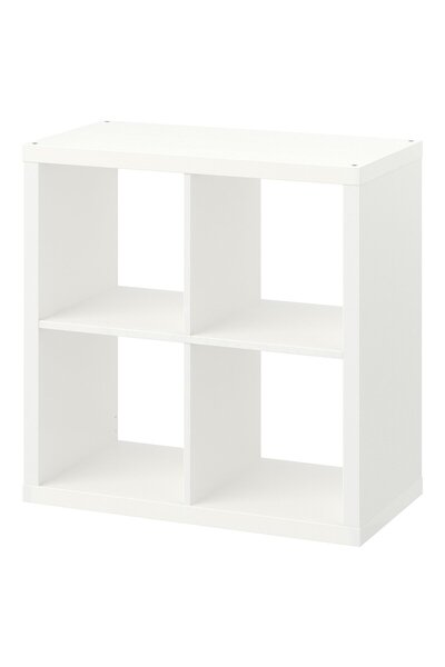 AZOZ MERCHLY Shelving unit, white, 77 x 77 cm
