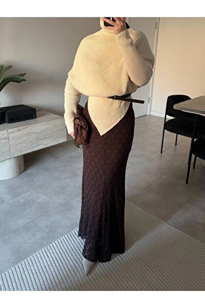 ZARERA Dantel Etek Astarlı