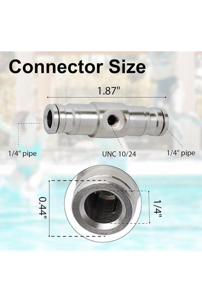 Generic High Performance Copper Patio Misting System - 10 Fine Mist Nozzles