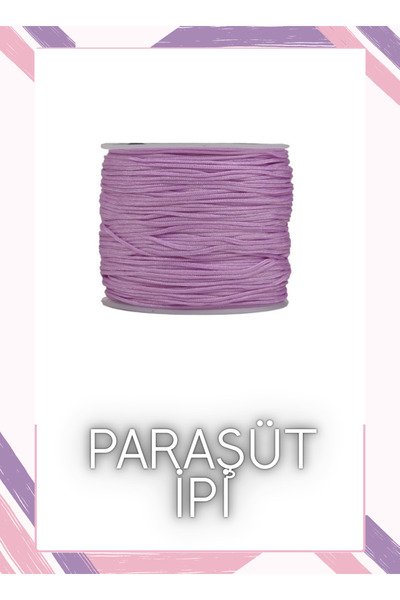 Fiyonks Atölye Bracelet Cord, Parachute Cord, 5 Meters, Macrame Bracelet Weav...