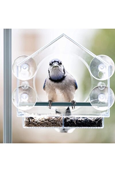 CHANEDE مغذي الطيور للنافذة من