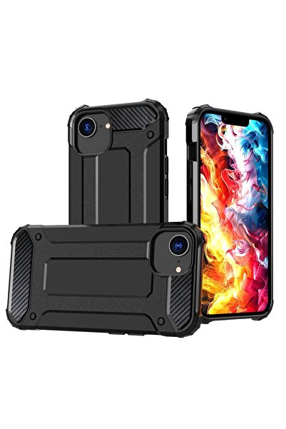 Other Pancerne hybrydowe este folosit pentru iPhone 16e Hybrid Armor - zarne