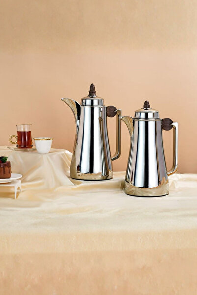 Generic 1 liter tea and coffee thermos set