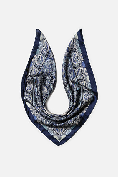 AKSWSUAR Desenli Fular 70*70 Cm