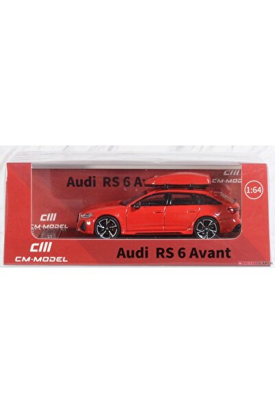 CMM Cm Model 1:64 Audi Rs 6 Avant Red Roof Boxed Diecast Model Car