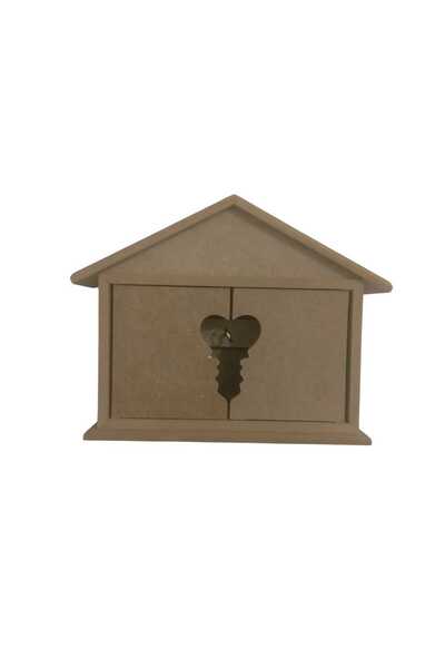 st koleksiyon hobi antika Mdf Decorative Double Door Key Rack - Wall Mounted