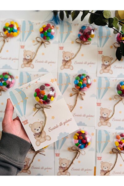 Mapel 20 Adet Süslemeli Şekerleme, Bebek Hediyeliği , Doğum, Sünnet, Düğün, H...