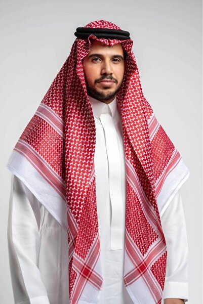 lebbson Dark red Lebsoon shemagh, gazelle blood color