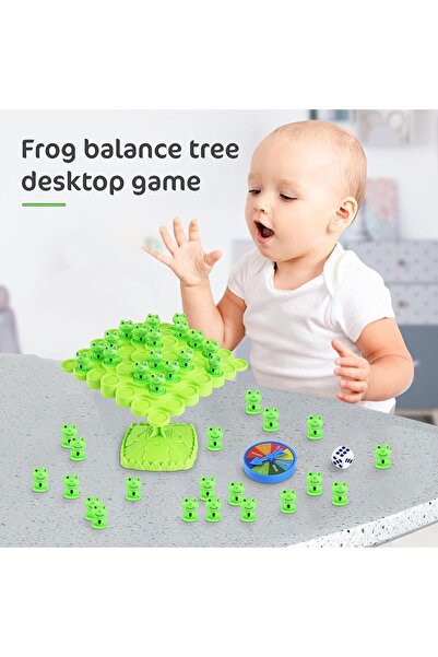 ULHYC لعبة توازن على شكل ضفدع شجري | لعبة لوحية على شكل ضفدع للتوازن | هدية ت...
