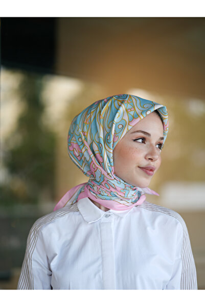 MOONORO Soft Scarf Tesutur Lavanda Cotton Scarf