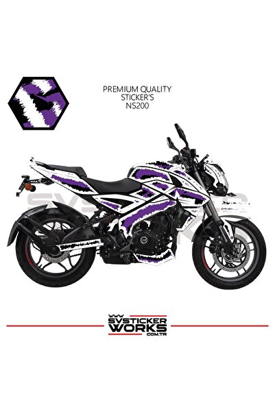 ARONA Bajaj NS200 Kaplama Sticker Air Brush Motor Kaplama Modeli Hazır Kit Tü...