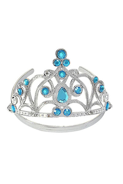 lowell home Blue Stone Elsa Princess Children's Crown 16X14 cm