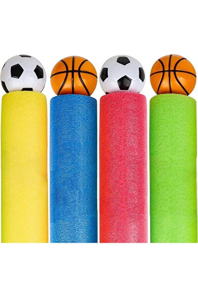 Generic Water Guns for Kids, Set of 4 Foam Water Guns for Outdoor Pool Party