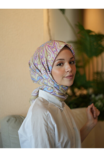 MOONORO Soft Scarf Tesutur Lavanda Cotton Scarf