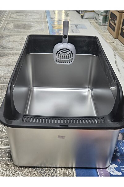 KJT Liter box, stainless steel, 70 & 35 cm