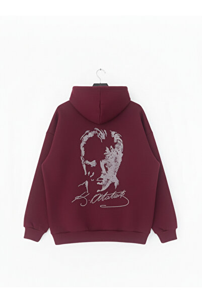 Mayer Butik Unisex Men/Women Mustafa Kemal Atatürk Signed Stone B Printed Cot...