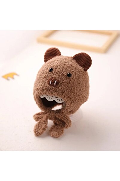 HANNA Brown baby hat - Teddy