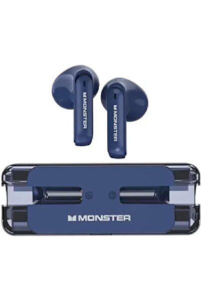 MONSTER JB Q Airmars XKT08 Wireless ENC Gaming Headphones (Blue)