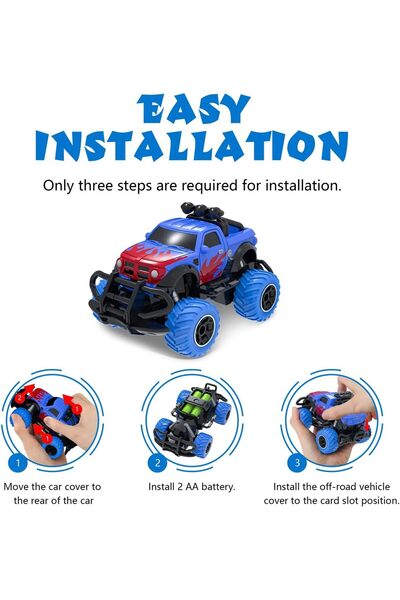 Generic شاحنة الوحش التي تعمل بجهاز تحكم عن بعد بمقياس 1:43